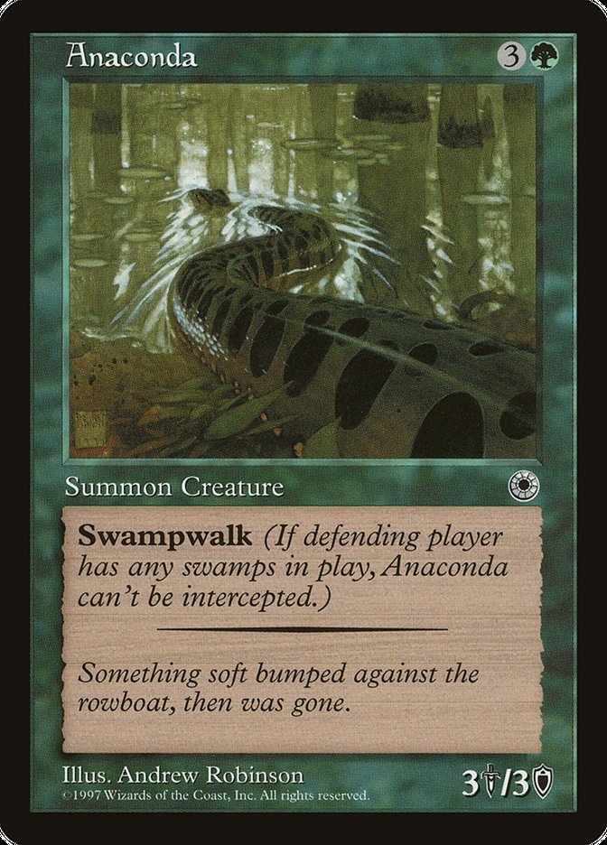 Anaconda (With Flavor Text) [Portal] | Gate City Games LLC