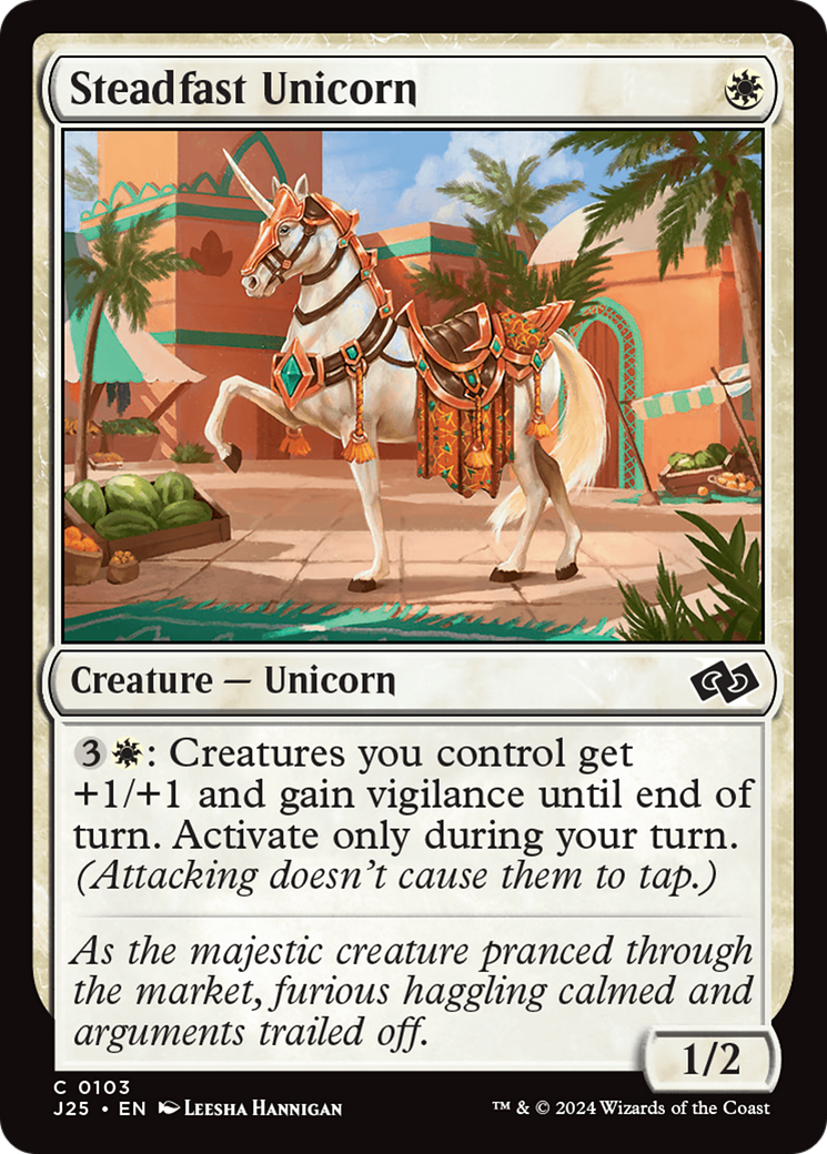 Steadfast Unicorn [Foundations Jumpstart] | Gate City Games LLC