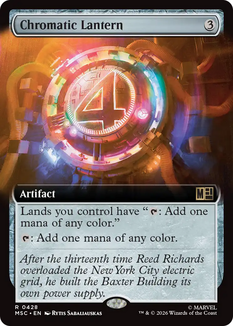Chromatic Lantern (Extended Art) [Marvel Super Heroes Commander] | Gate City Games LLC