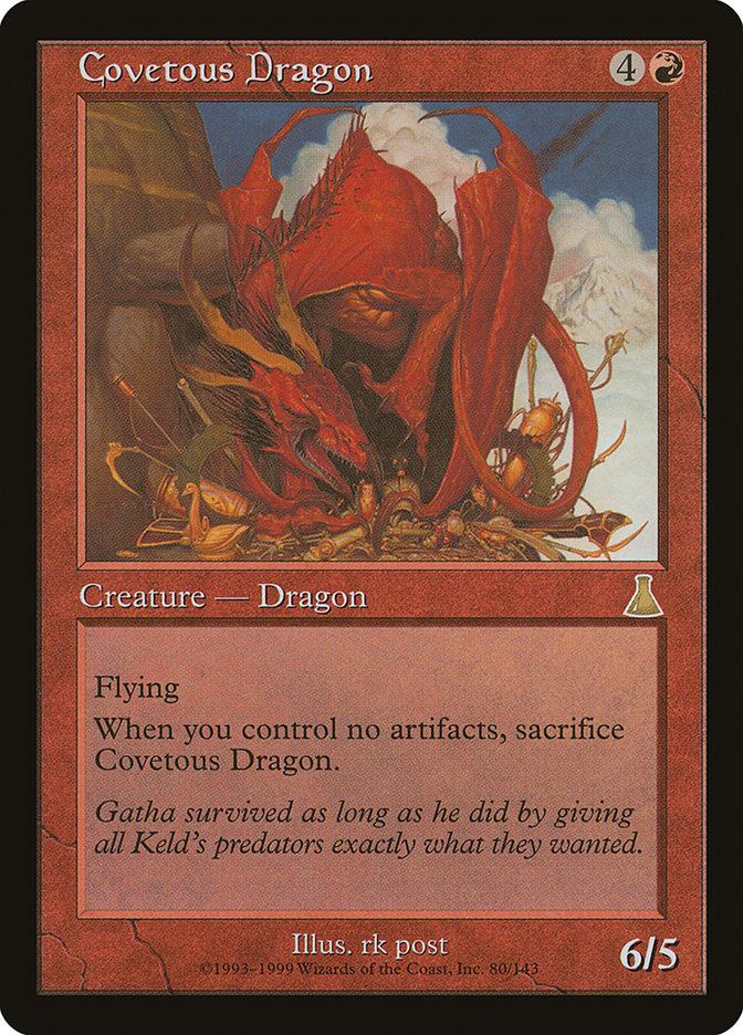 Covetous Dragon [Urza's Destiny] | Gate City Games LLC
