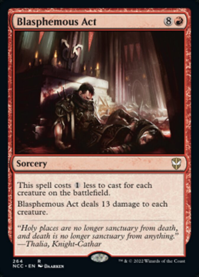 Blasphemous Act [Streets of New Capenna Commander] | Gate City Games LLC