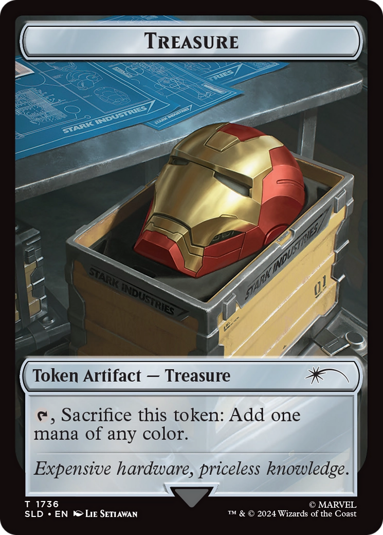 Treasure Token (1736) (Rainbow Foil) [Secret Lair Drop Series] | Gate City Games LLC