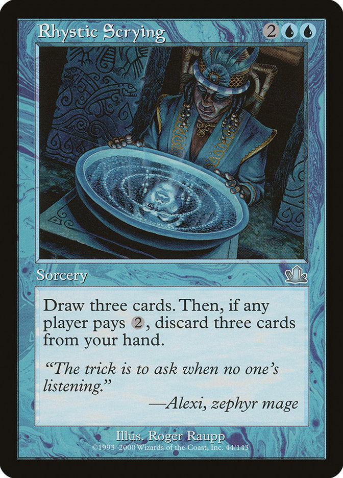 Rhystic Scrying [Prophecy] | Gate City Games LLC