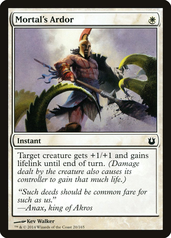 Mortal's Ardor [Born of the Gods] | Gate City Games LLC