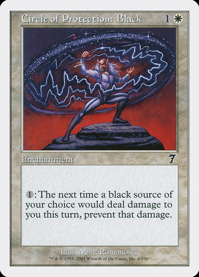 Circle of Protection: Black [Seventh Edition] | Gate City Games LLC