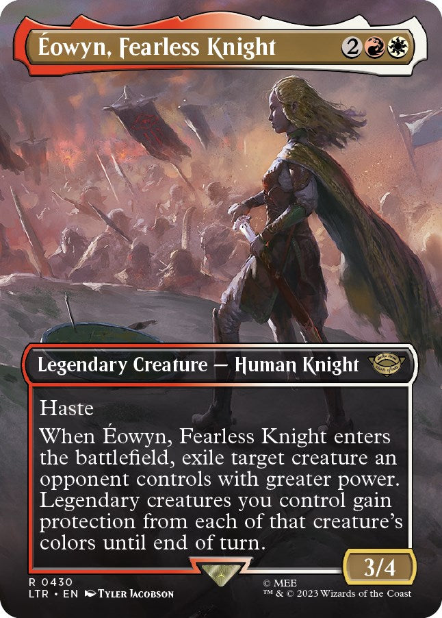 Eowyn, Fearless Knight (Borderless Alternate Art) [The Lord of the Rings: Tales of Middle-Earth] | Gate City Games LLC