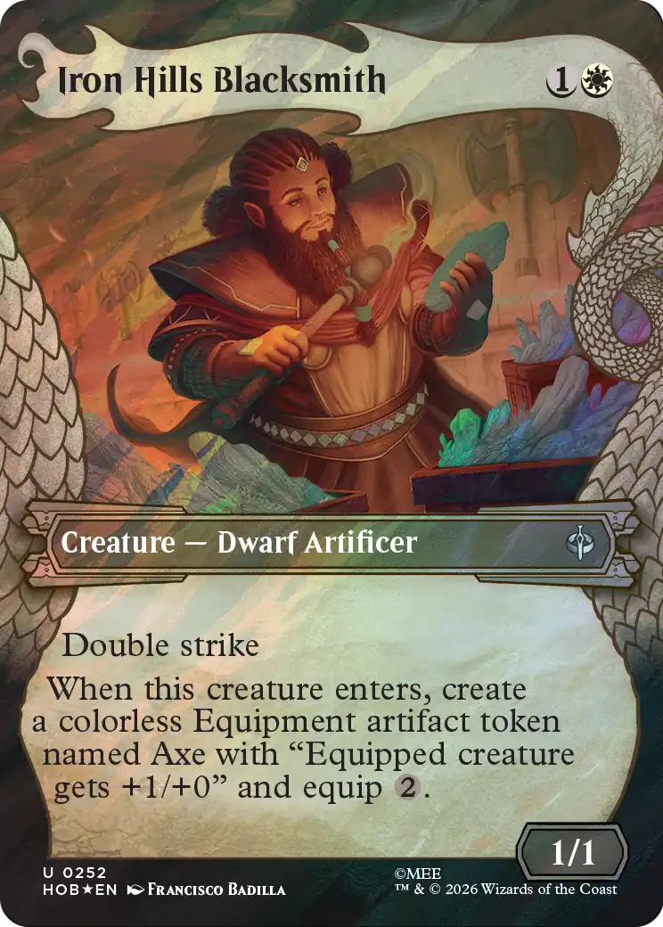 Iron Hills Blacksmith (Showcase) (Surge Foil) [The Hobbit] | Gate City Games LLC