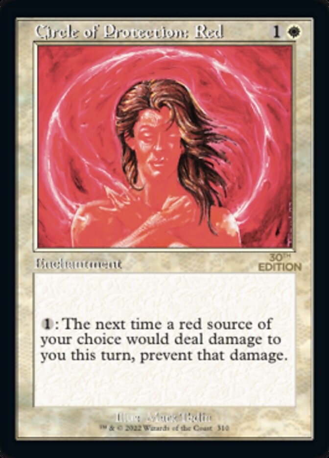 Circle of Protection: Red (Retro) [30th Anniversary Edition] | Gate City Games LLC