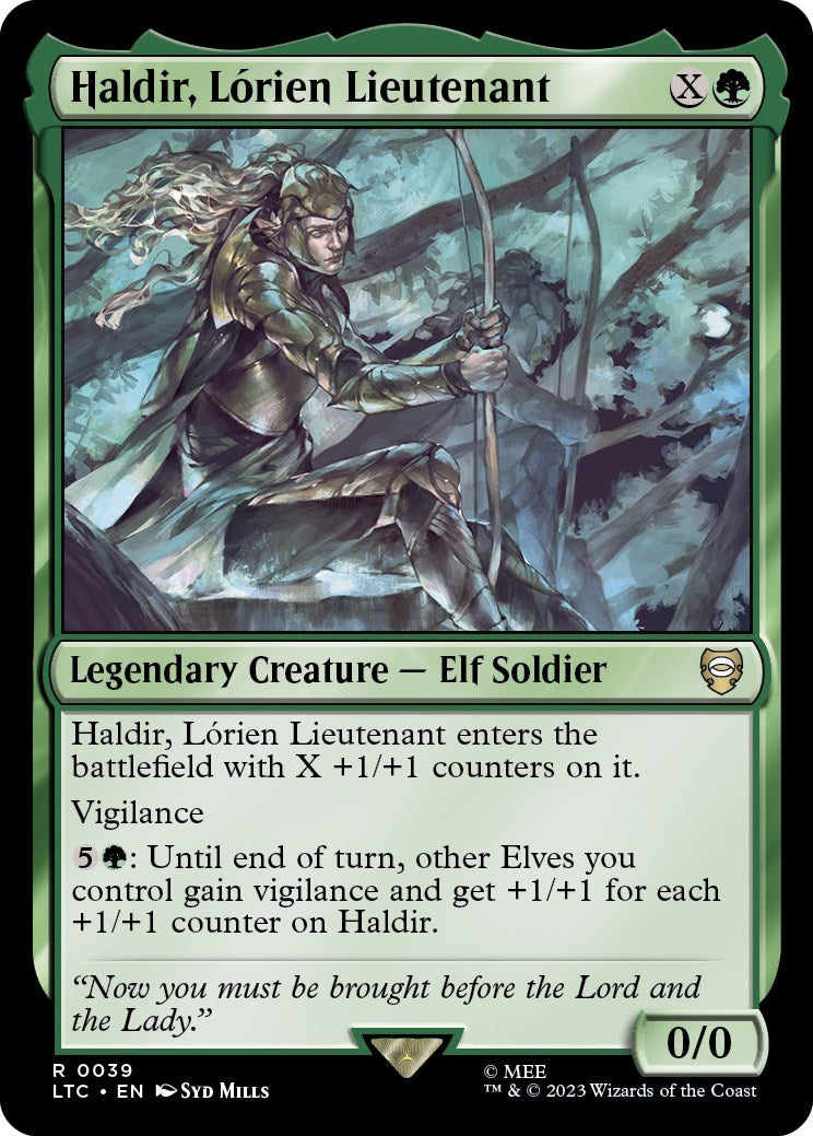 Haldir, Lorien Lieutenant [The Lord of the Rings: Tales of Middle-Earth Commander] | Gate City Games LLC