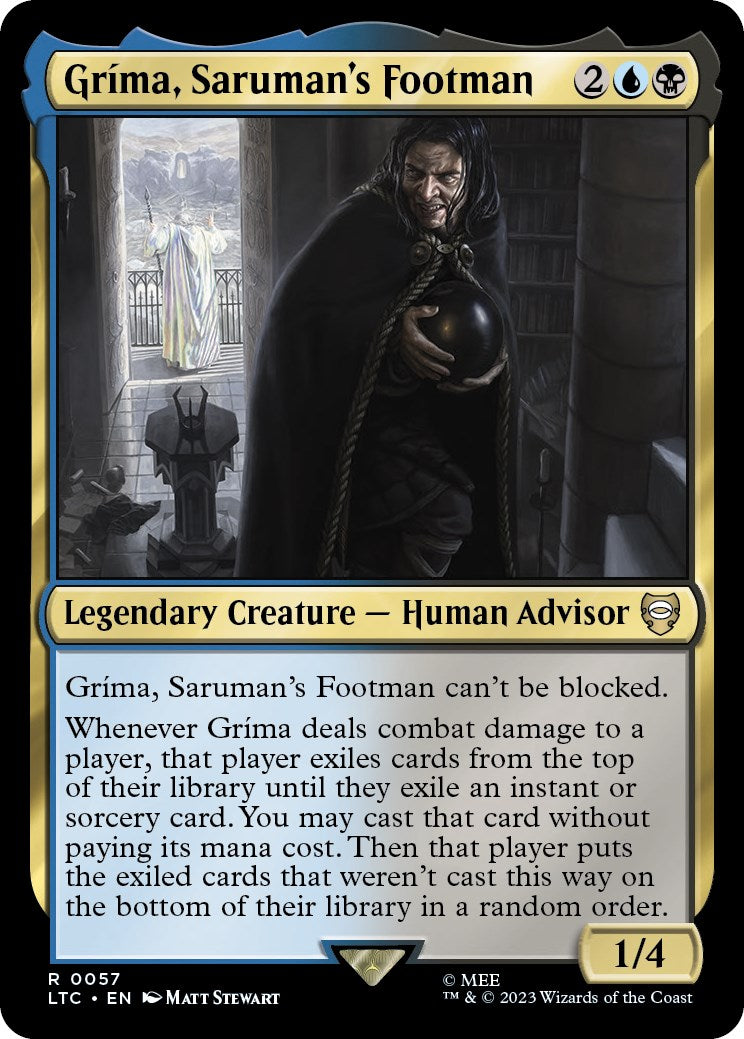 Grima, Saruman's Footman [The Lord of the Rings: Tales of Middle-Earth Commander] | Gate City Games LLC
