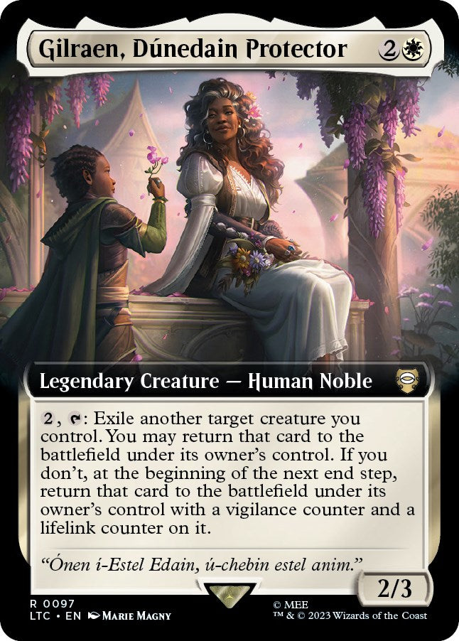 Gilraen, Dunedain Protector (Extended Art) [The Lord of the Rings: Tales of Middle-Earth Commander] | Gate City Games LLC