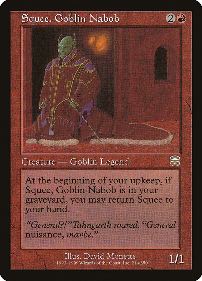 Squee, Goblin Nabob [Mercadian Masques] | Gate City Games LLC