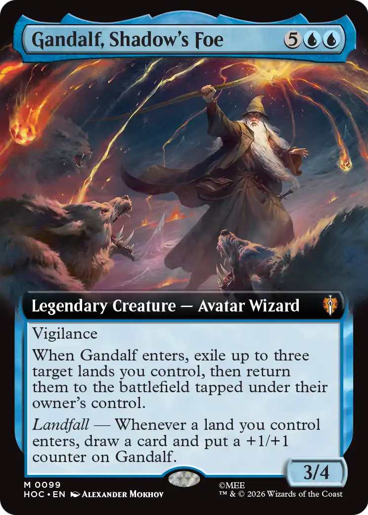 Gandalf, Shadow's Foe (Extended Art) [The Hobbit: Eternal-Legal] | Gate City Games LLC