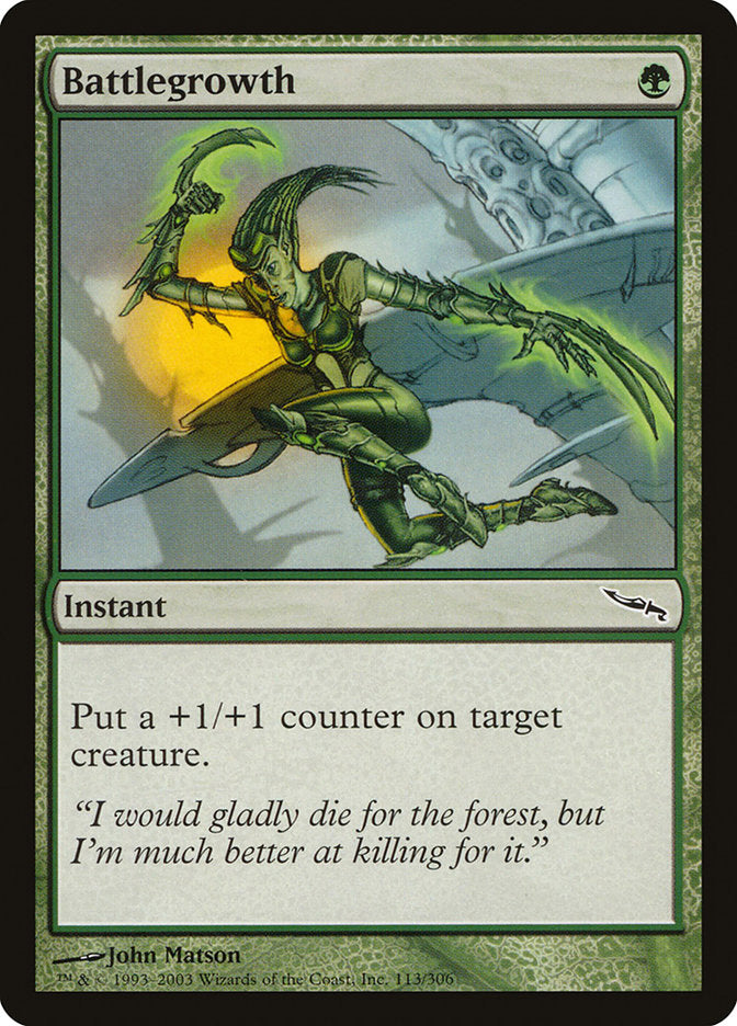 Battlegrowth [Mirrodin] | Gate City Games LLC
