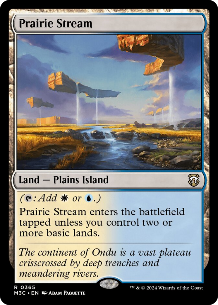 Prairie Stream (Ripple Foil) [Modern Horizons 3 Commander] | Gate City Games LLC