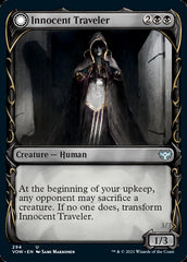 Innocent Traveler // Malicious Invader (Showcase Fang Frame) [Innistrad: Crimson Vow] | Gate City Games LLC