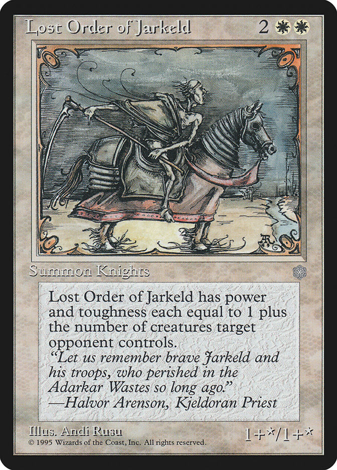 Lost Order of Jarkeld [Ice Age] | Gate City Games LLC