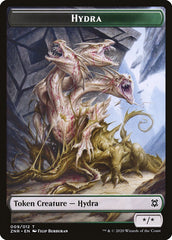 Cat // Hydra Double-Sided Token [Zendikar Rising Tokens] | Gate City Games LLC