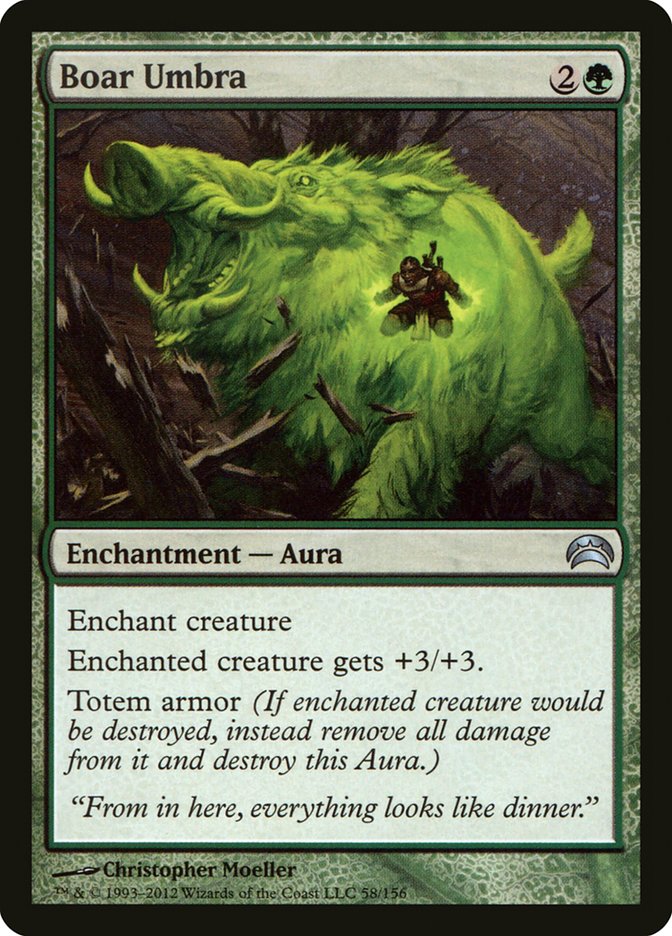 Boar Umbra [Planechase 2012] | Gate City Games LLC
