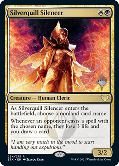 Silverquill Silencer (Promo Pack) [Strixhaven: School of Mages Promos] | Gate City Games LLC