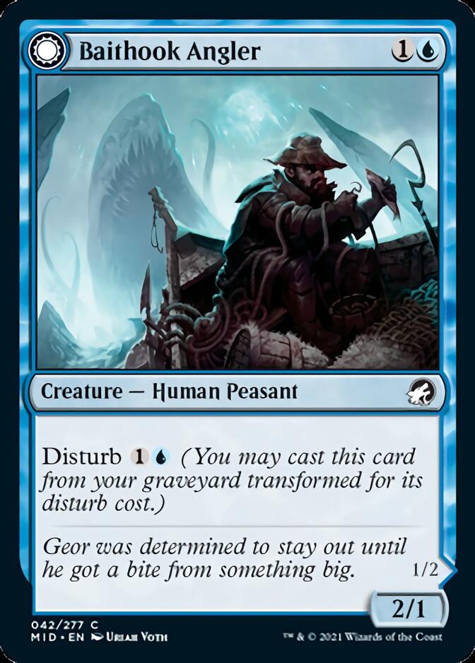 Baithook Angler // Hook-Haunt Drifter [Innistrad: Midnight Hunt] | Gate City Games LLC