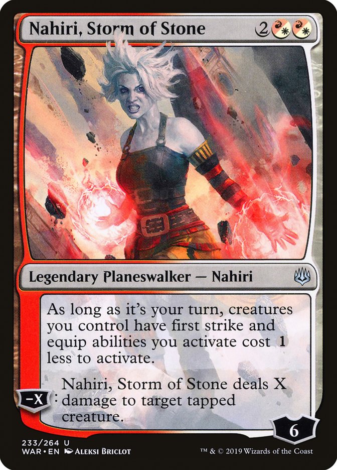 Nahiri, Storm of Stone [War of the Spark] | Gate City Games LLC