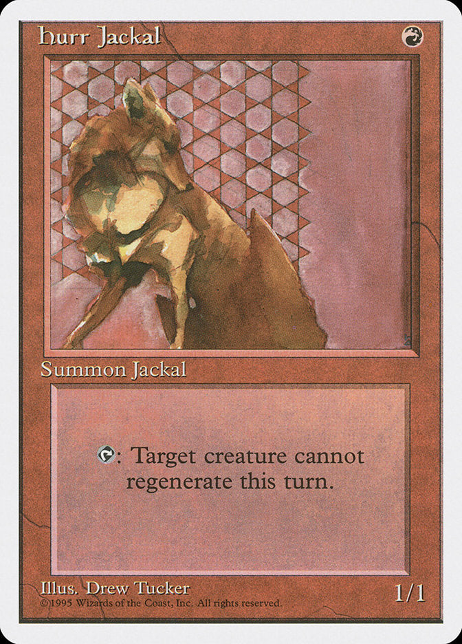 Hurr Jackal [Fourth Edition] | Gate City Games LLC