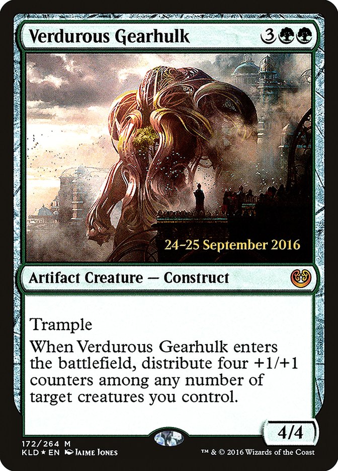 Verdurous Gearhulk [Kaladesh Prerelease Promos] | Gate City Games LLC