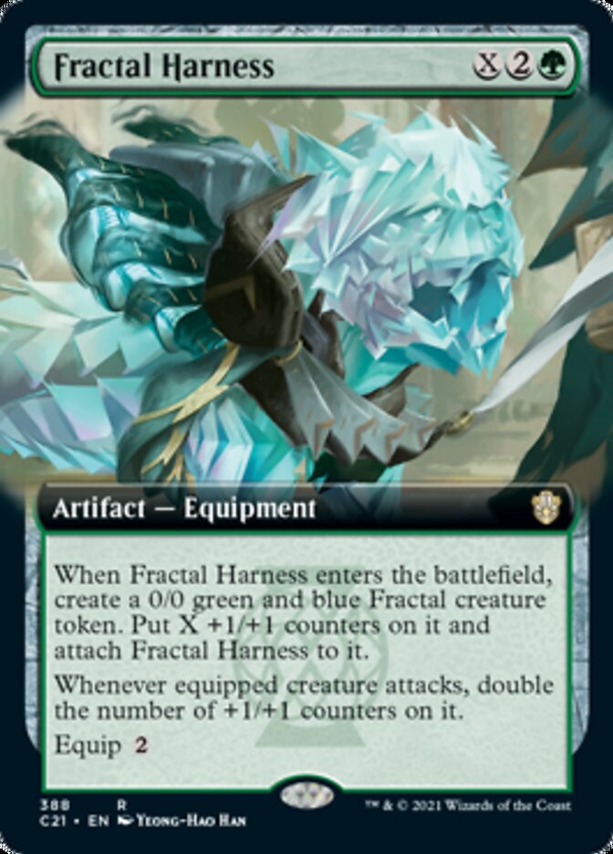 Fractal Harness (Extended Art) [Commander 2021] | Gate City Games LLC