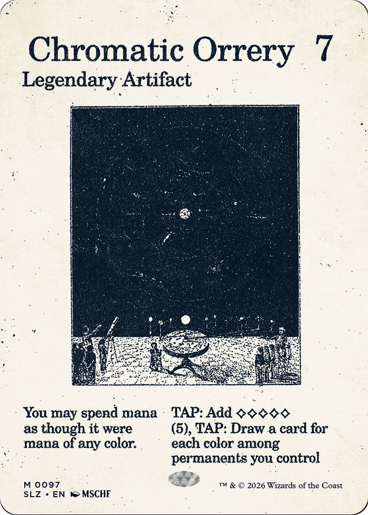 Chromatic Orrery (0097) [Secret Lair x MSCHF: The Zeta Set] | Gate City Games LLC