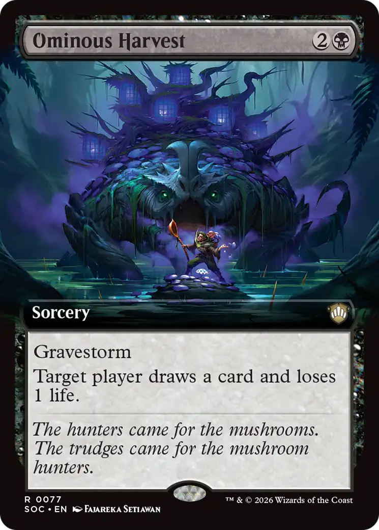 Ominous Harvest (Extended Art) [Secrets of Strixhaven Commander] | Gate City Games LLC
