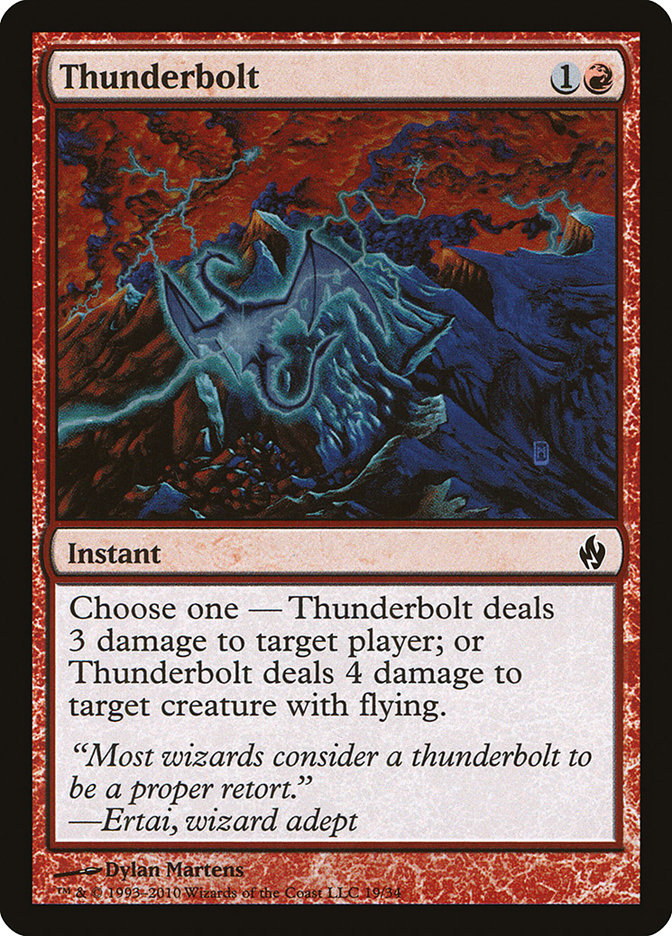 Thunderbolt [Premium Deck Series: Fire and Lightning] | Gate City Games LLC