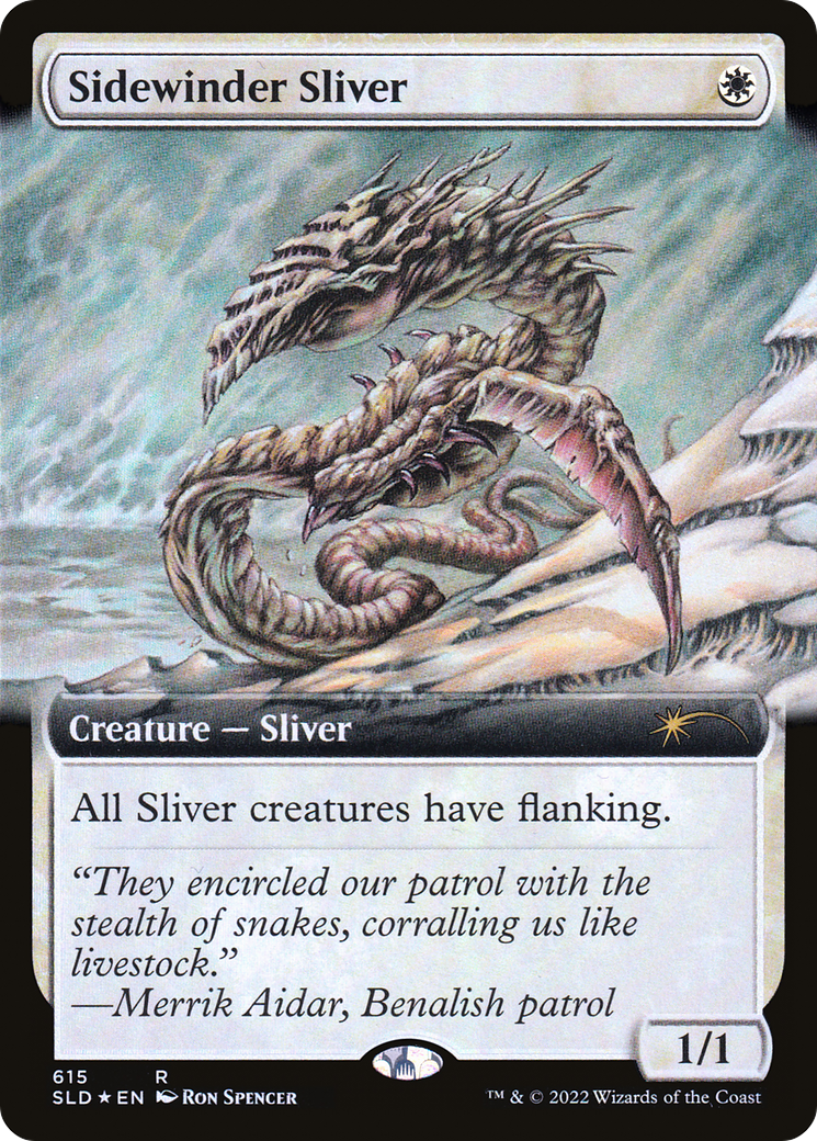 Sidewinder Sliver (Extended Art) [Secret Lair Drop Promos] | Gate City Games LLC