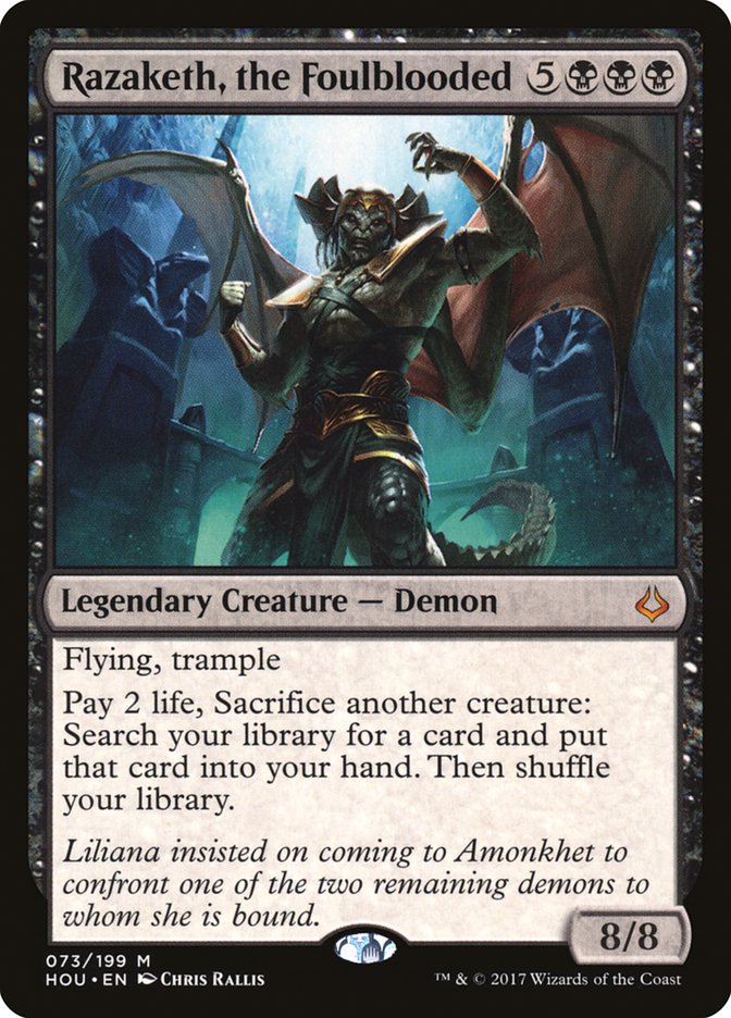 Razaketh, the Foulblooded [Hour of Devastation] | Gate City Games LLC