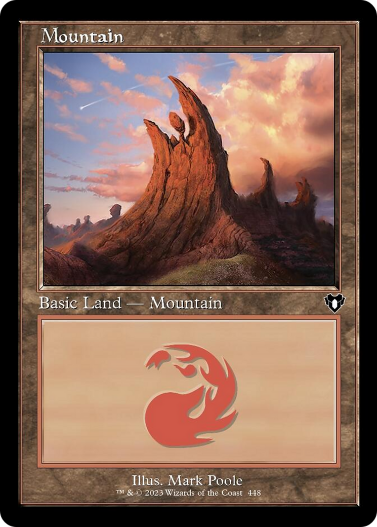 Mountain (448) (Retro) [Commander Masters] | Gate City Games LLC