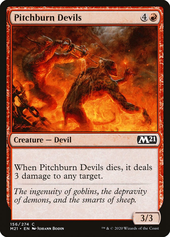 Pitchburn Devils [Core Set 2021] | Gate City Games LLC