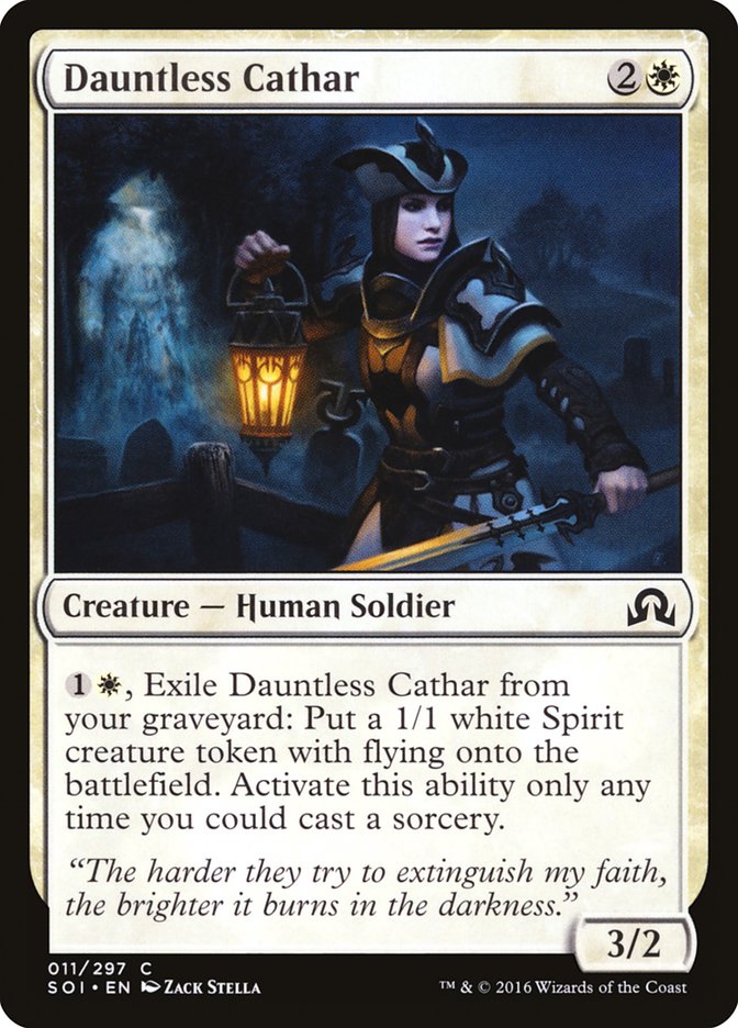 Dauntless Cathar [Shadows over Innistrad] | Gate City Games LLC