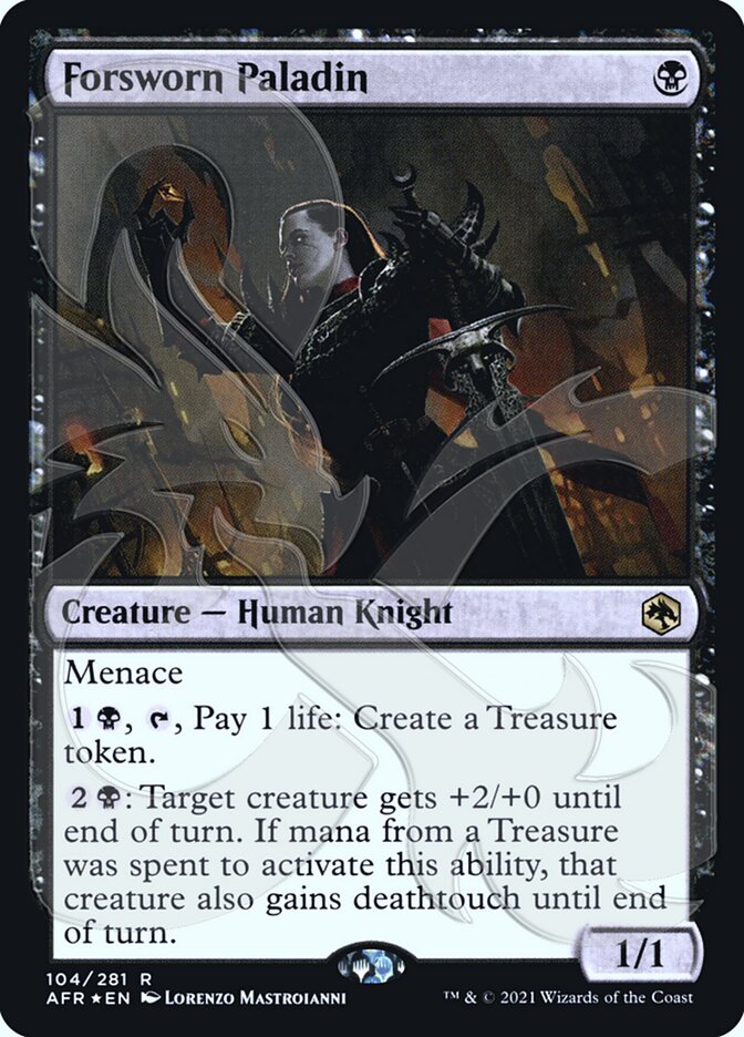 Forsworn Paladin (Ampersand Promo) [Dungeons & Dragons: Adventures in the Forgotten Realms Promos] | Gate City Games LLC