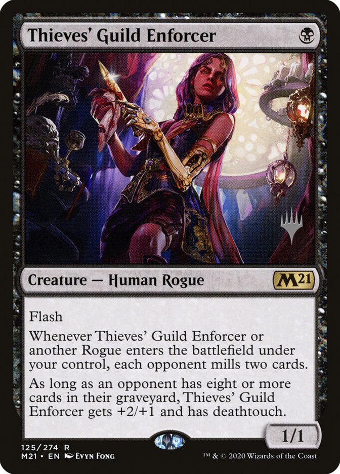 Thieves' Guild Enforcer (Promo Pack) [Core Set 2021 Promos] | Gate City Games LLC