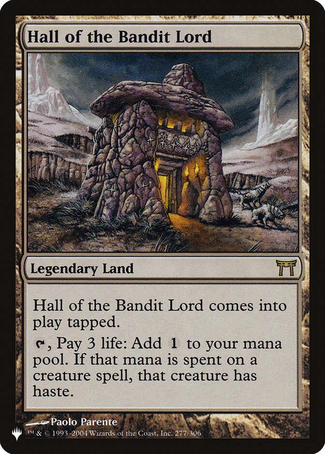 Hall of the Bandit Lord [The List] | Gate City Games LLC