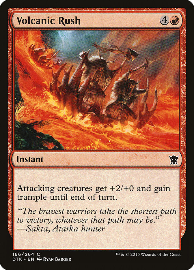 Volcanic Rush [Dragons of Tarkir] | Gate City Games LLC