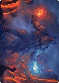 Aegar, the Freezing Flame Art Card [Kaldheim Art Series] | Gate City Games LLC