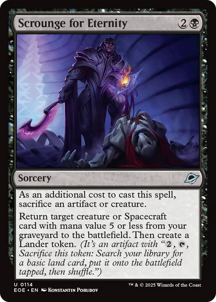 Scrounge for Eternity [Edge of Eternities] | Gate City Games LLC