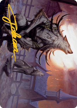 Lord of the Ulvenwald Art Card (Gold-Stamped Signature) [Innistrad: Midnight Hunt Art Series] | Gate City Games LLC
