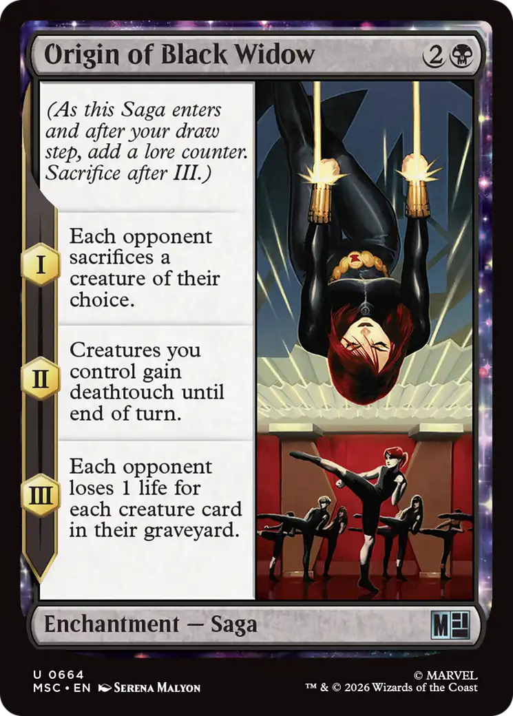 Origin of Black Widow [Marvel Super Heroes Commander] | Gate City Games LLC