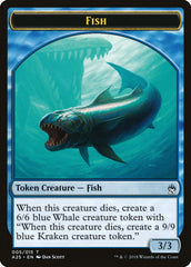 Fish // Kraken Double-Sided Token [Masters 25 Tokens] | Gate City Games LLC