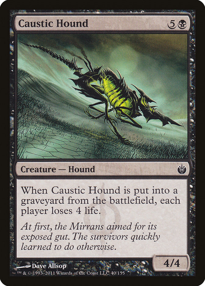 Caustic Hound [Mirrodin Besieged] | Gate City Games LLC