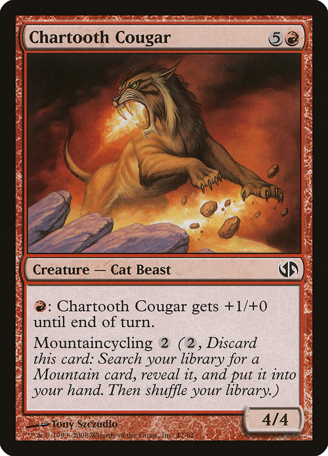 Chartooth Cougar [Duel Decks: Jace vs. Chandra] | Gate City Games LLC