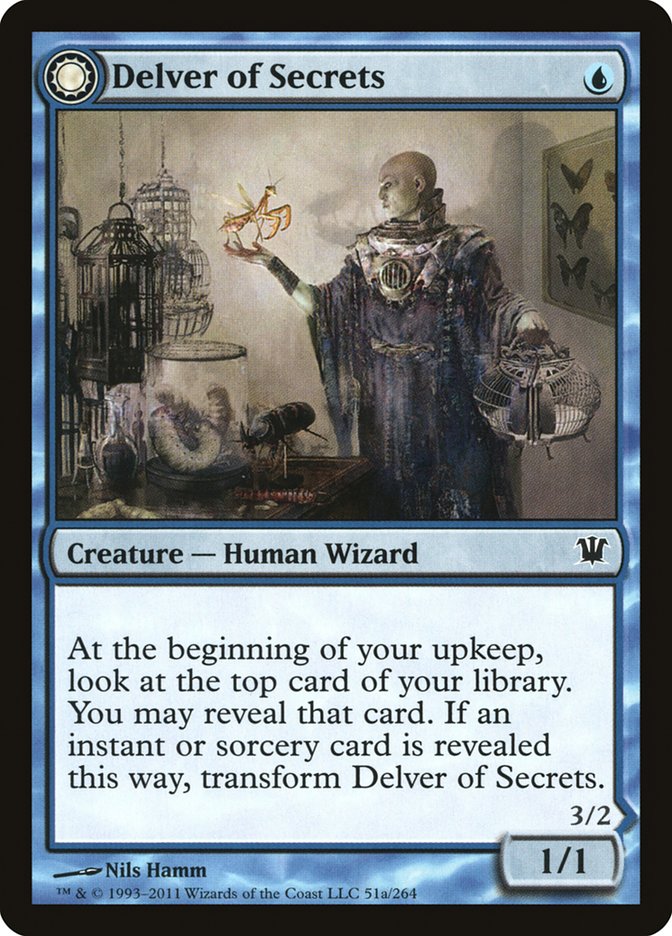 Delver of Secrets // Insectile Aberration [Innistrad] | Gate City Games LLC
