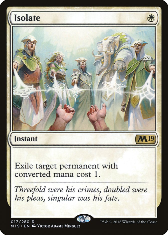 Isolate [Core Set 2019] | Gate City Games LLC